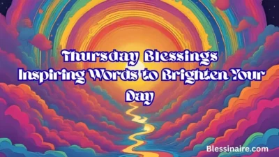 Thursday Blessings: Inspiring Words to Brighten Your Day