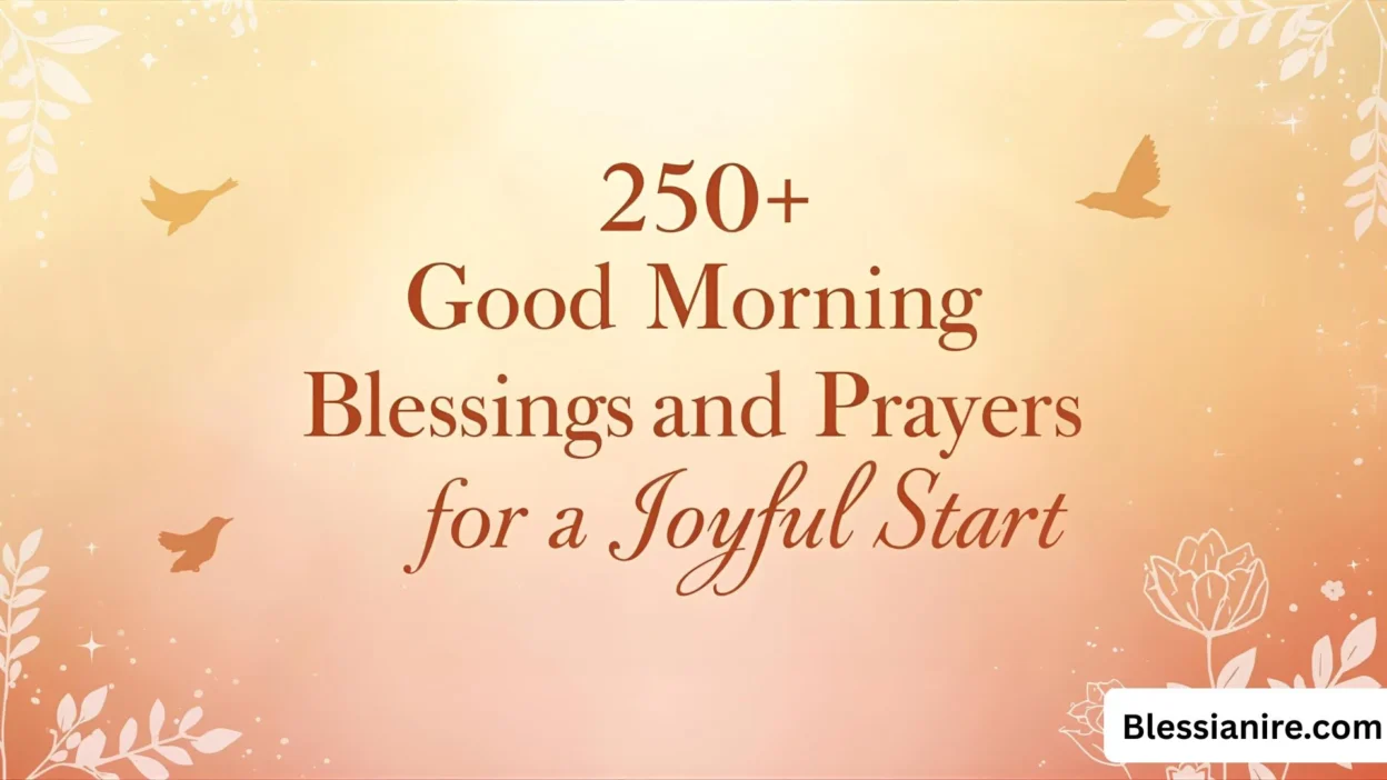 250+ Good Morning Blessings and Prayers for a Joyful Start