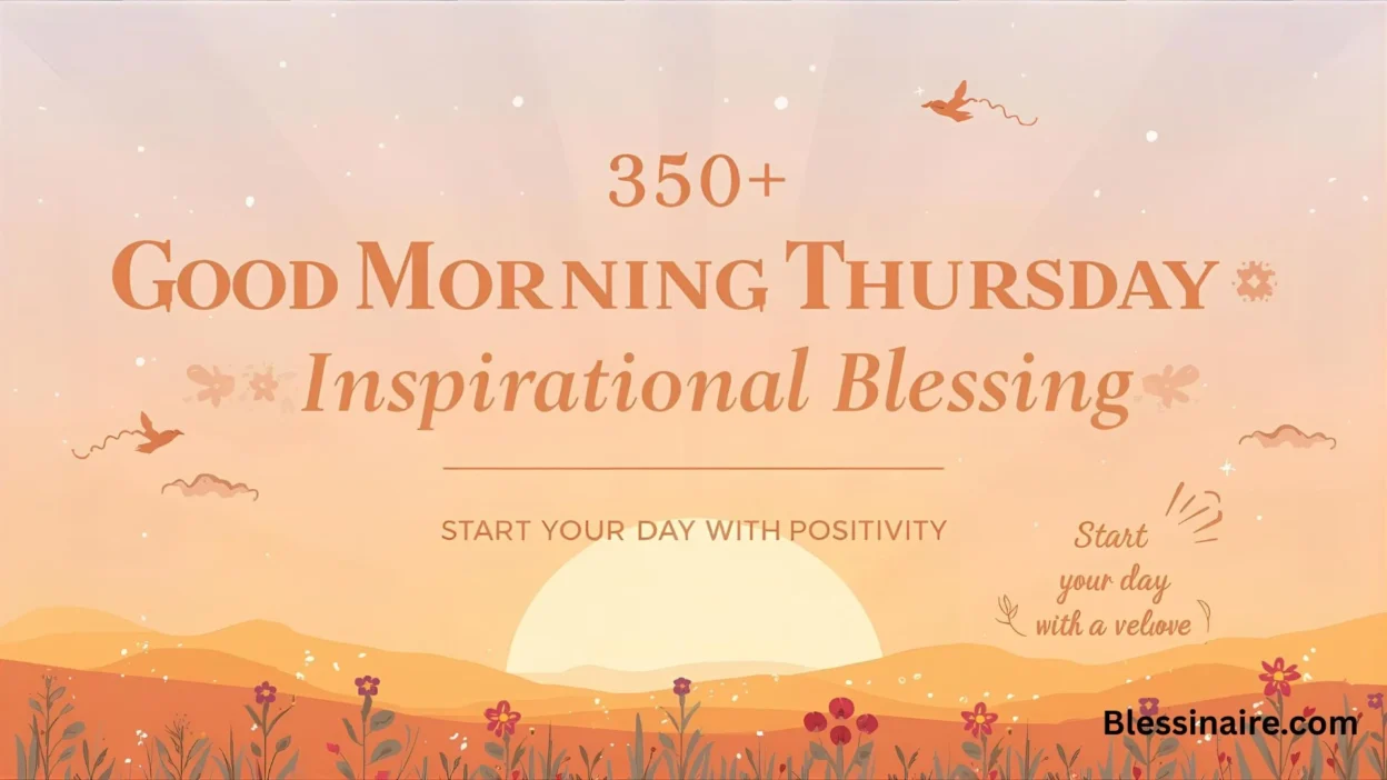 350+ Good Morning Thursday Inspirational Blessings