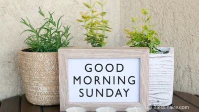 Good Morning Sunday Blessings