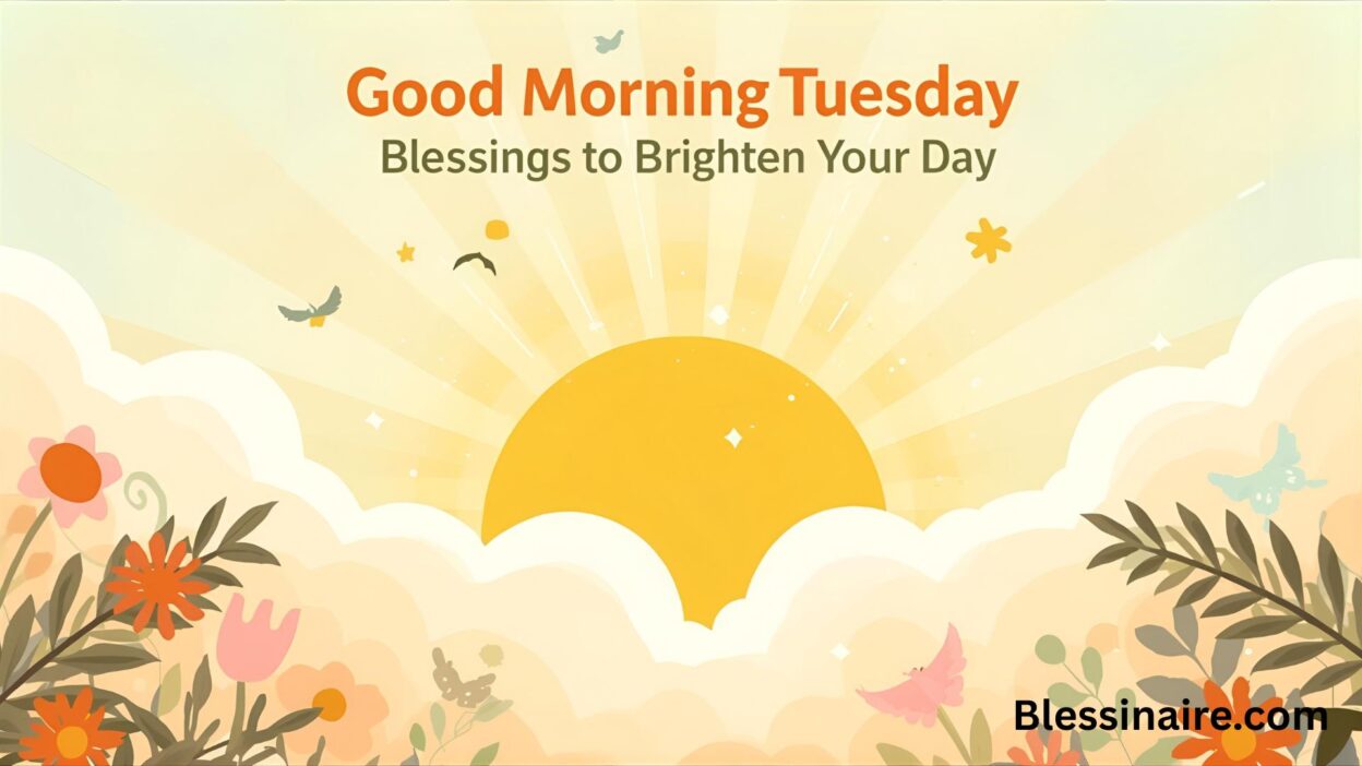 Good Morning Tuesday Blessings to Brighten Your Day