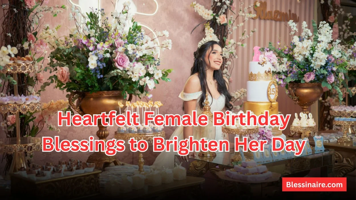 Heartfelt Female Birthday Blessings to Brighten Her Day