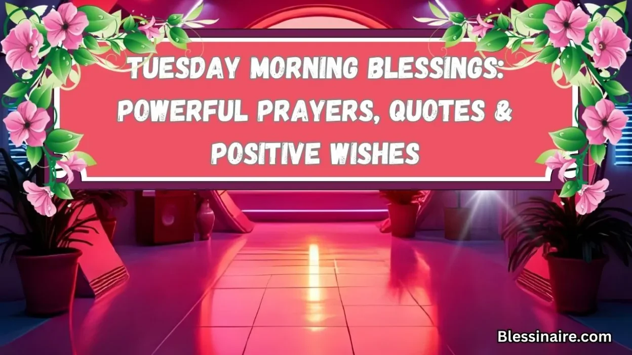 Tuesday Morning Blessings: Powerful Prayers, Quotes & Positive Wishes