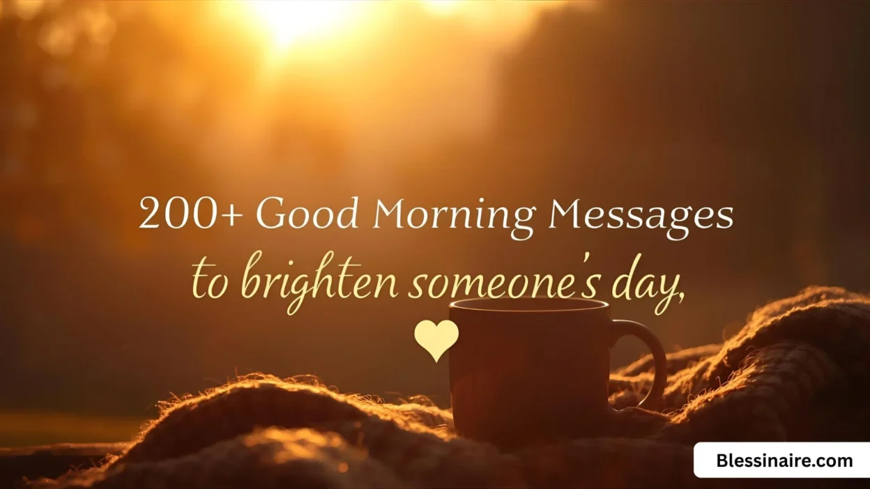 200+ Good Morning Messages to Brighten Someone's Day 🌅