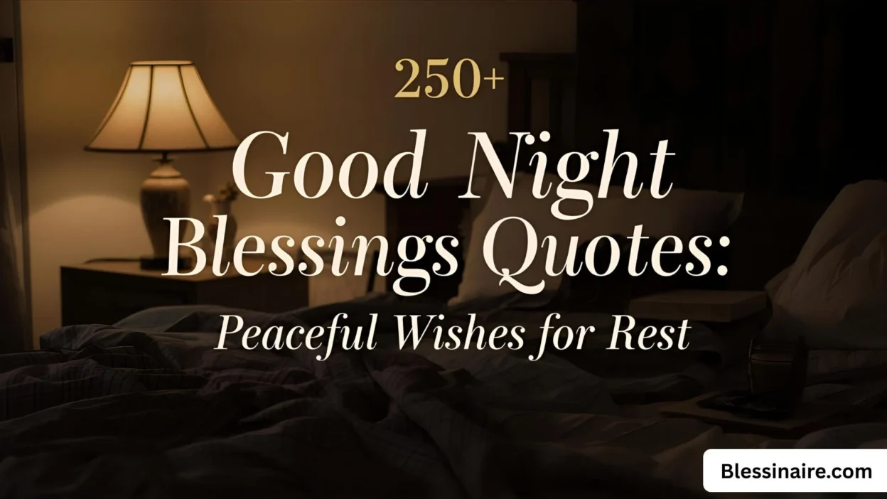 250+ Good Night Blessings Quotes Peaceful Wishes for Rest