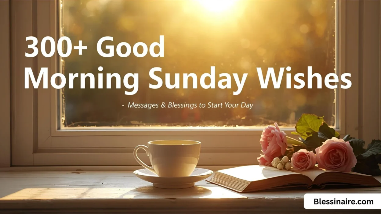300+ Good Morning Sunday Wishes, Messages & Blessings
