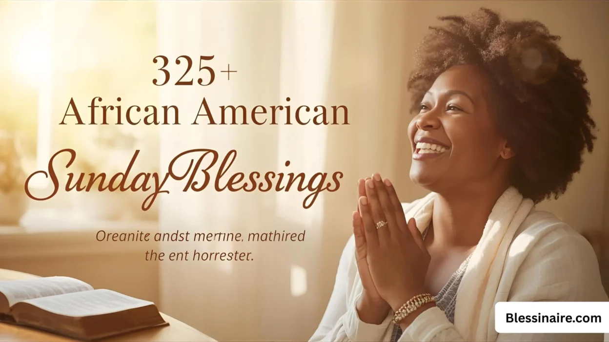 325+ African American Sunday Blessings