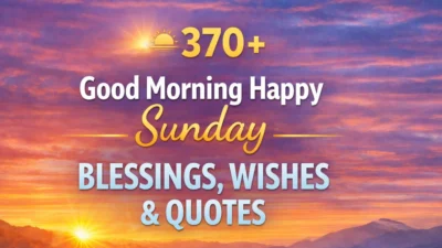 Good Morning Happy Sunday Blessings