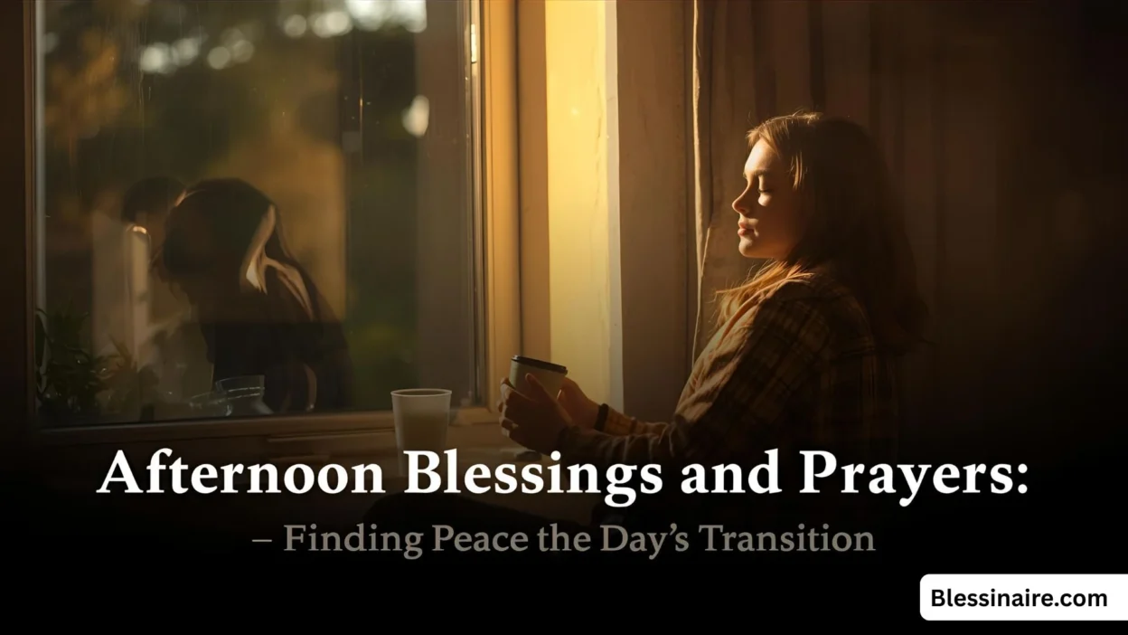 Afternoon Blessings and Prayers Finding Peace in Day's Transition