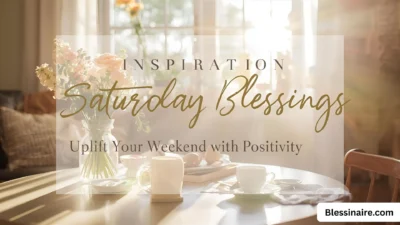 Inspiration Saturday Blessings Uplift Your Weekend with Positivity