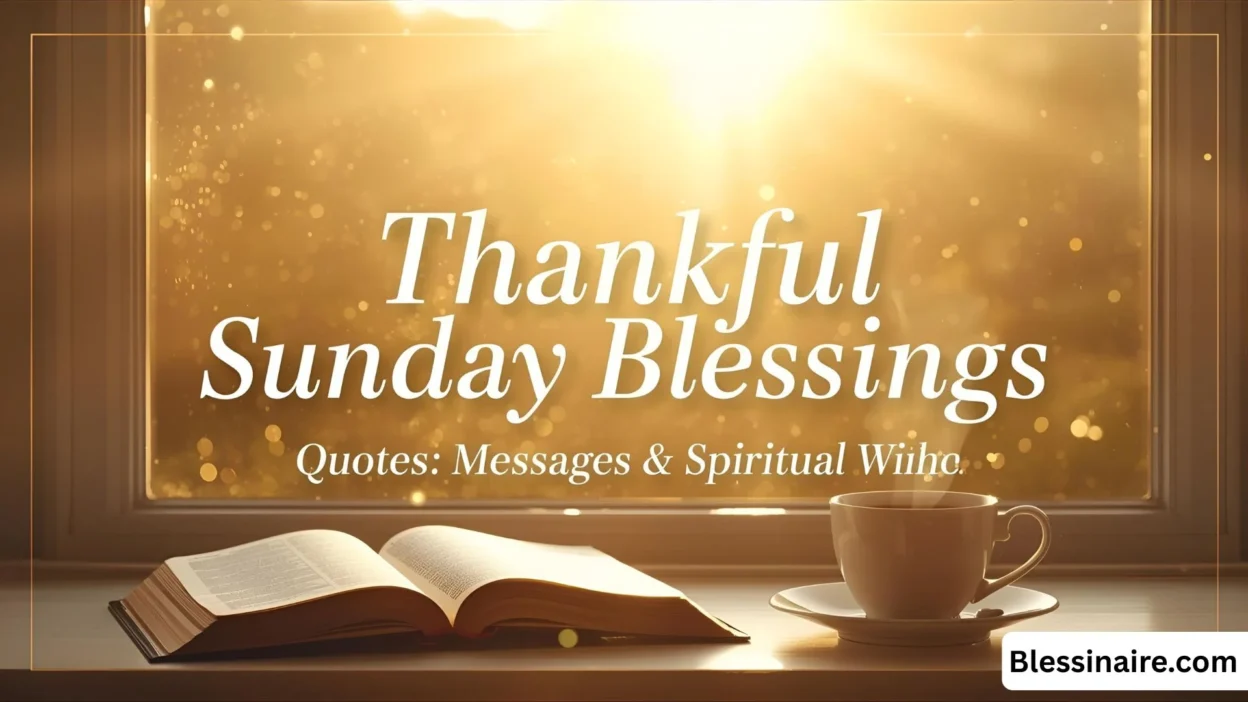 Thankful Sunday Blessings Quotes Messages & Spiritual Wishes