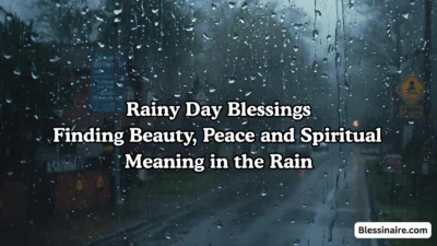 Rainy Day Blessings Finding Beauty, Peace and Spiritual Meaning in the Rain