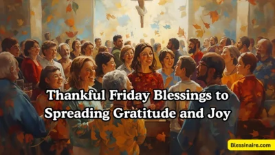 Thankful Friday Blessings to Spreading Gratitude and Joy