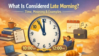 What Is Considered Late Morning
