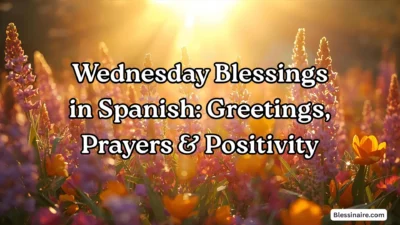Wednesday Blessings in Spanish Greetings, Prayers & Positivity
