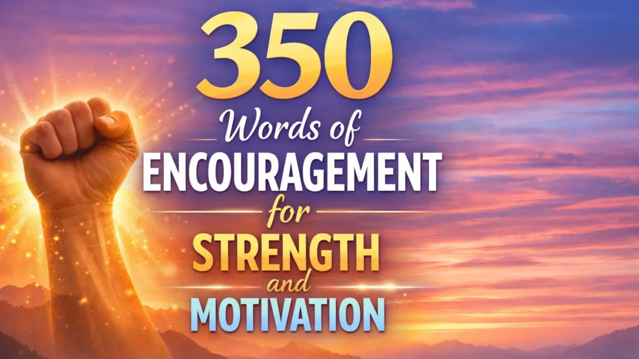 Words of Encouragement